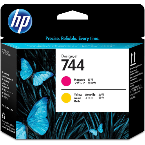 HP F9J87A INK HP 744 MAGENTA E GIALLO